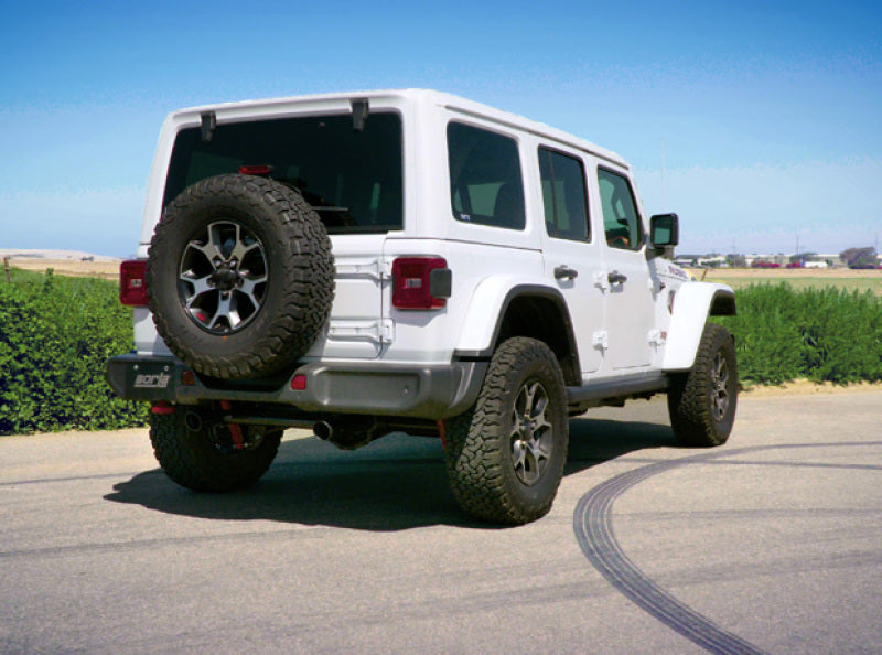 Échappement arrière Borla 18-19 Jeep Wrangler JL/JLU 2.0L 4Cyl 2DR/4DR ATAK avec embouts de 2,5 pouces - Noir