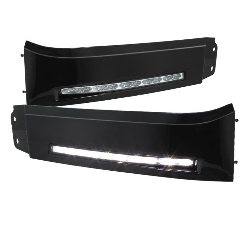 Feux de jour à LED Spyder Toyota Tundra 07-13 (look modèle XSP-X) sans interrupteur noir FL-DRL-TTU07-BK