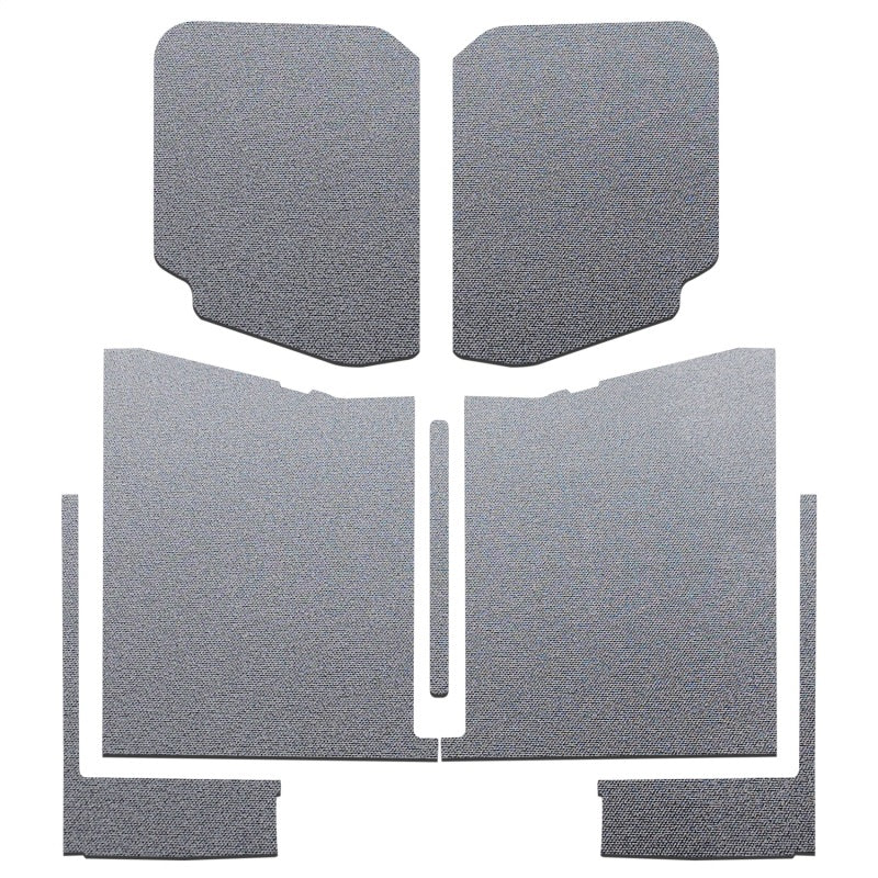 Kit de garniture de pavillon complet pour Jeep Gladiator JT 4 portes DEI 20-22 - 7 pièces - Gris