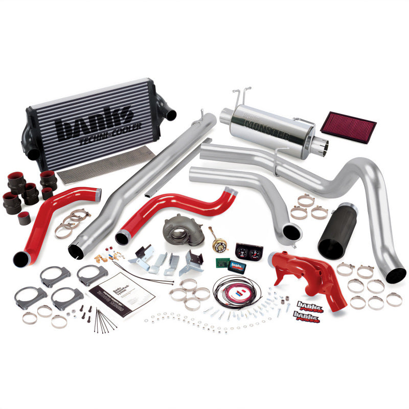 Système PowerPack Banks Power 99 Ford 7,3 L F250/350 Man - Échappement simple SS avec embout noir