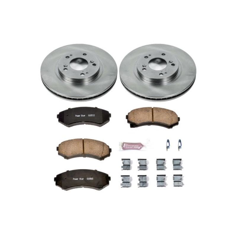 Kit de freins avant Power Stop Autospecialty pour Mitsubishi Endeavor 04-11