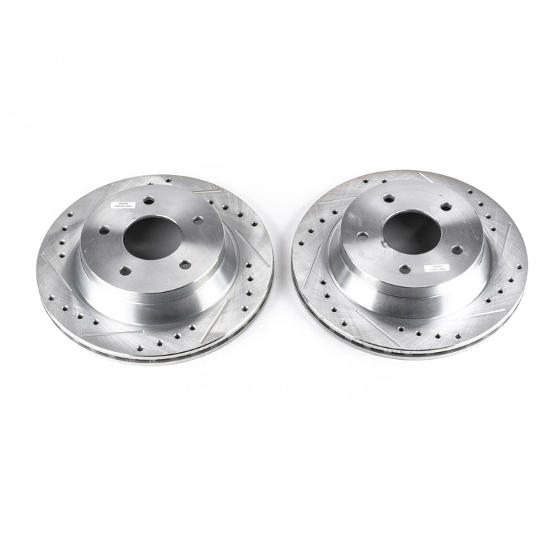 Disques de frein avant Power Stop 84-87 Chevrolet Corvette Evolution percés et fendus - Paire