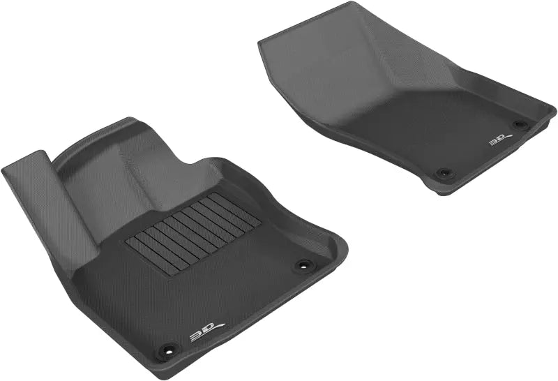 3D MAXpider 2015-2018 Volkswagen Golf Kagu 1st Row Floormat - Black 3D MAXpider