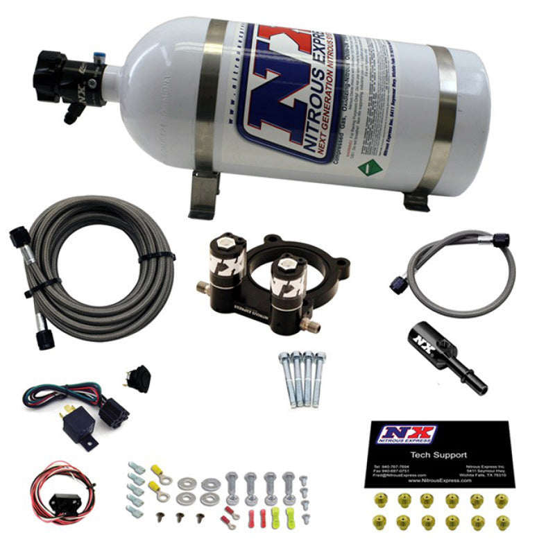 Kit de plaque nitreuse Nitrous Express Ford 2,3 L Ecoboost avec bouteille de 10 lb