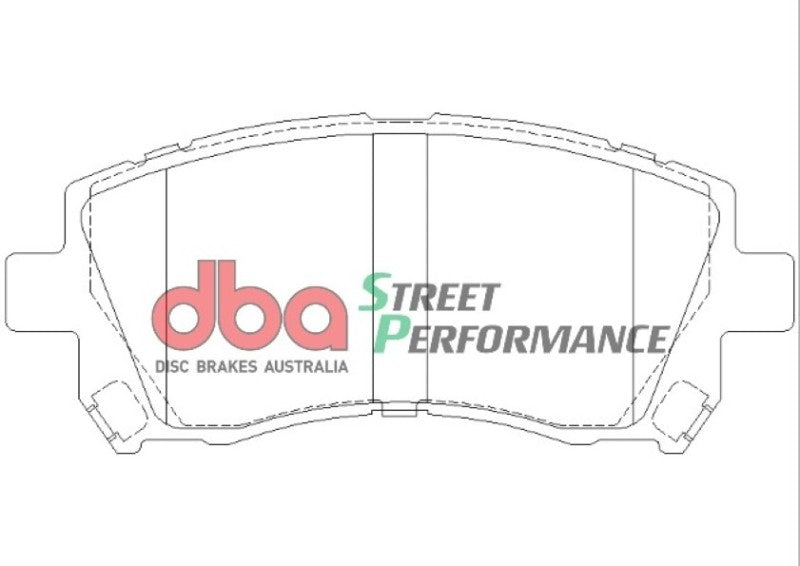 Plaquettes de frein avant DBA 02-03 Subaru WRX / 98-01 Subaru Impreza SP500