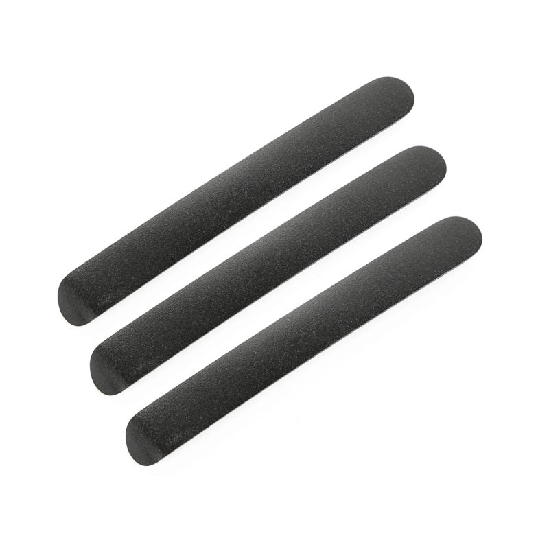 Inserts de poignée de porte Rugged Ridge noirs pour Jeep Wrangler 2 portes 07-18