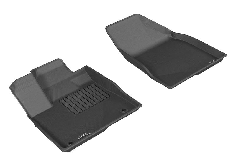 Tapis de sol 3D MAXpider 2014-2019 Toyota Highlander Kagu 1ère rangée - Noir