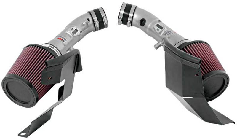 Prises d'air courtes K&N 07-08 G35 Dual Silver Typhoon