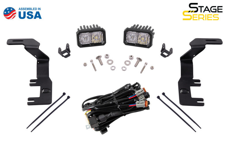 Kit d'éclairage de fossé à LED Diode Dynamics 15-21 Colorado/Canyon SS3 - Combo jaune sport
