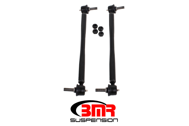 BMR 12-15 5th Gen Camaro Front Sway Bar End Link Kit - Black BMR Suspension