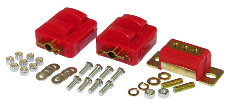 Kit de montage de moteur et de transmission Prothane GM - Rouge