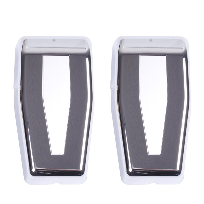 Cache-charnières de hayon Rugged Ridge chromés pour Jeep Wrangler 07-18