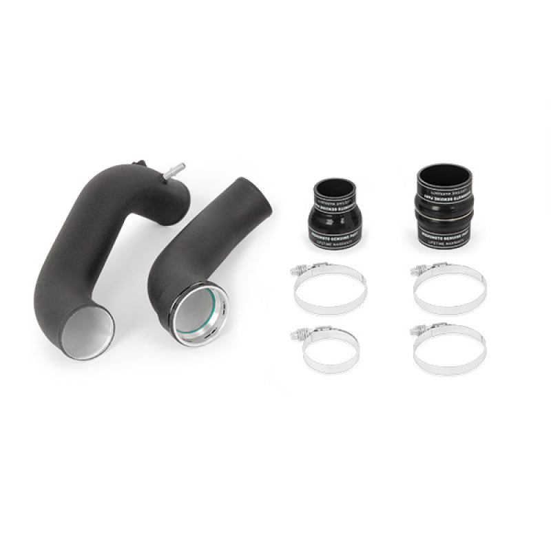 Kit de tuyaux de refroidisseur intermédiaire côté froid Mishimoto 15-17 Ford F-150 2,7 L EcoBoost - Noir froissé
