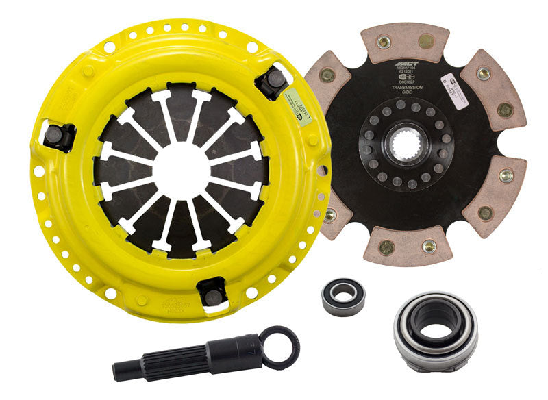 Kit d'embrayage rigide à 6 plaquettes ACT 1988 Honda Civic XT/Race