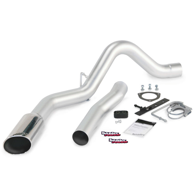 Système d'échappement Monster Banks Power 15 Chevy 6,6 L LML ECLB/CCSB/CCLB - Échappement simple SS avec embout chromé