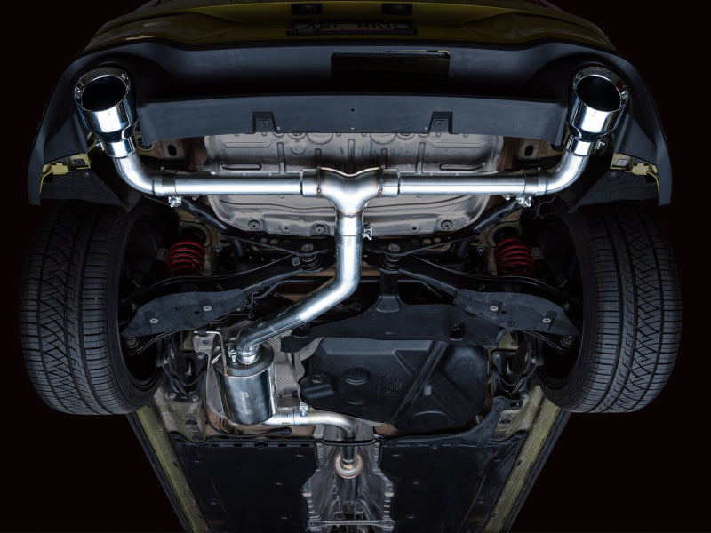 Échappement AWE 2022 VW GTI MK8 Touring Edition - Embouts chromés argentés