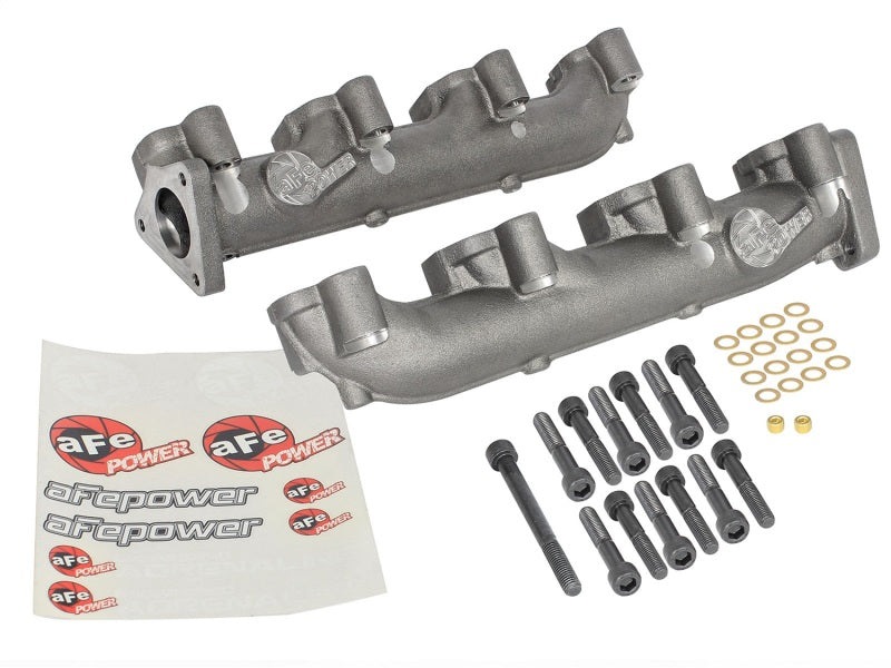 Collecteur d'échappement en fonte ductile aFe Power BladeRunner 01-16 pour camions diesel GM V8-6,6 L (td)