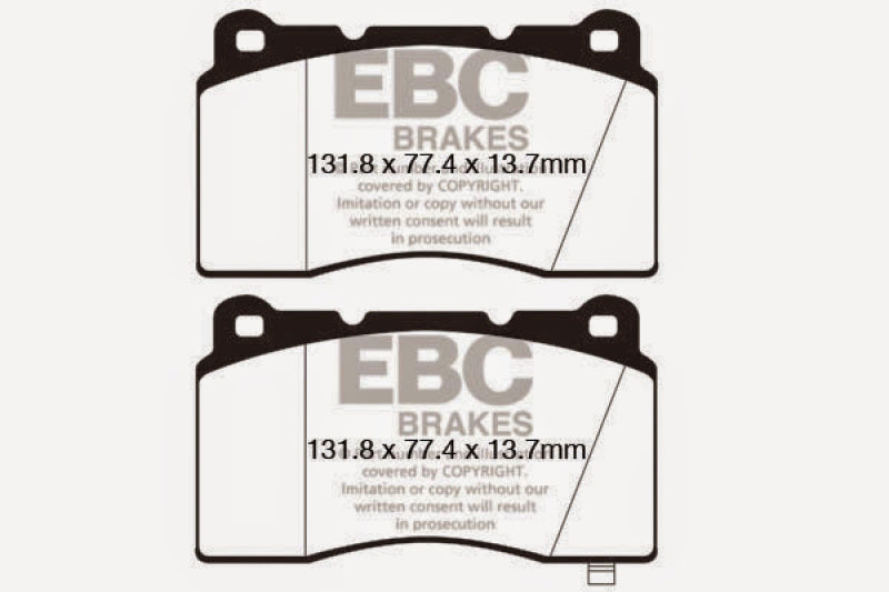 Plaquettes de frein avant EBC 09+ Hyundai Genesis Coupé 2.0 Turbo (Brembo) Bluestuff