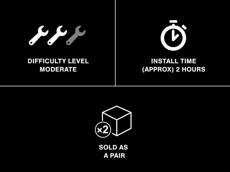 Feux arrière Raxiom 05-09 Ford Mustang Coyote - Boîtier noir (lentille fumée)