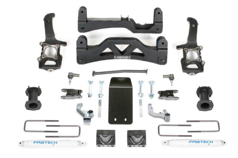 Système de base Fabtech 09-13 Ford F150 4WD 6 pouces Gen II avec amortisseurs de performance