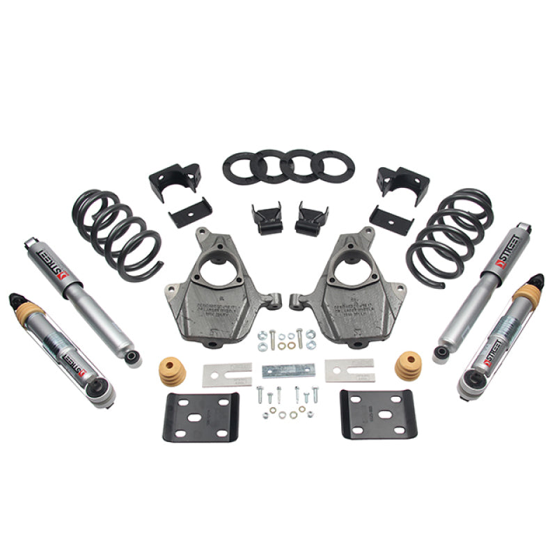 KIT D'ABAISSEMENT Belltech 16.5-17 Chevy Silverado Crew Cab 2WD 3-4F / 7R