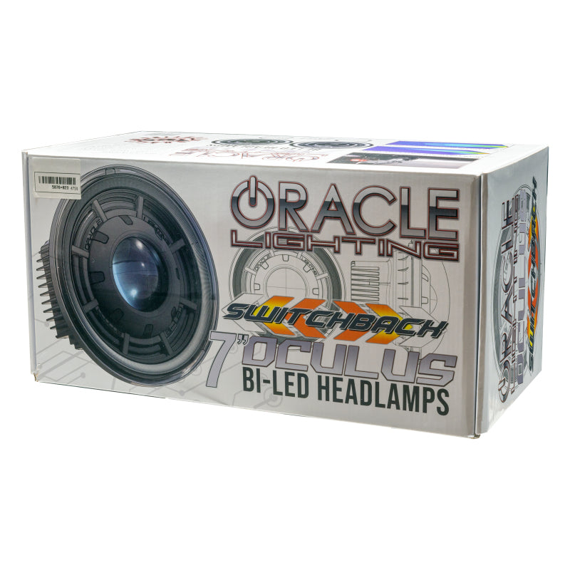 ORACLE Lighting 0718 Jeep Wrangler JK Oculus 7in Switchback BiLED Projector Headlights