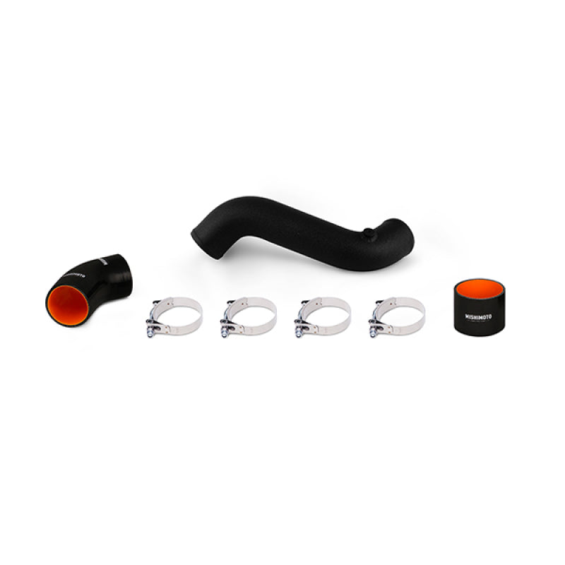 Kit de tuyau et de soufflet noirs pour refroidisseur intermédiaire Mishimoto 2015 Ford Mustang EcoBoost 2,3 L côté froid