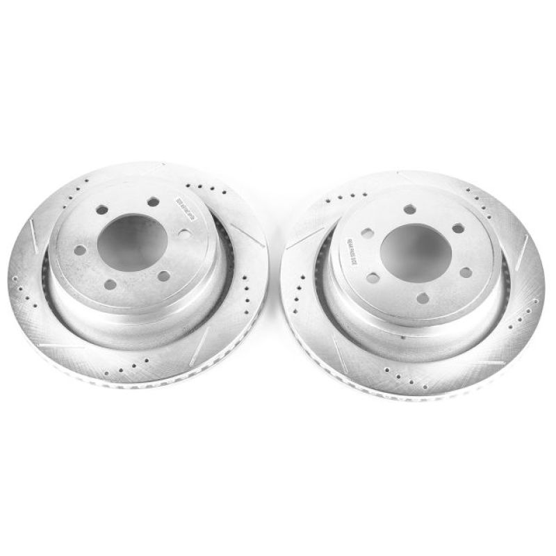 Disques de frein arrière Power Stop 12-18 Ford F-150 Evolution percés et fendus - Paire