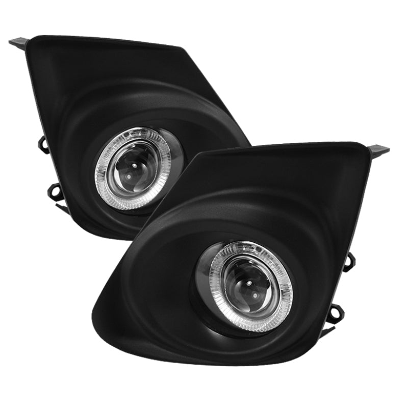 Phares antibrouillard à projecteur Halo Spyder Toyota Corolla 11-13 avec interrupteur transparent FL-P-TCO2011-HL