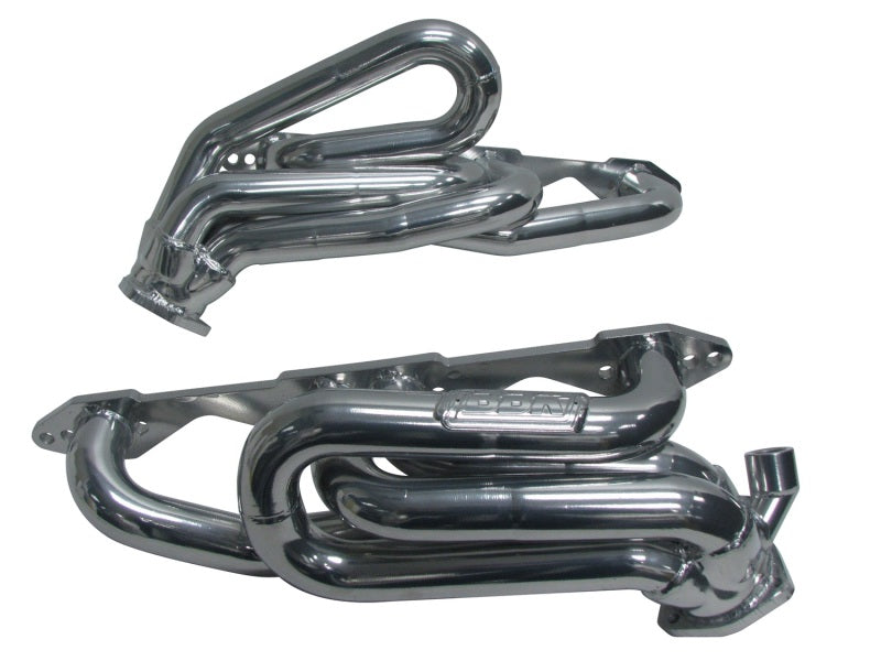 Collecteurs d'échappement BBK 96-98 GM Truck SUV 5.0 5.7 Shorty Tuned Length - 1-5/8 Silver Ceramic