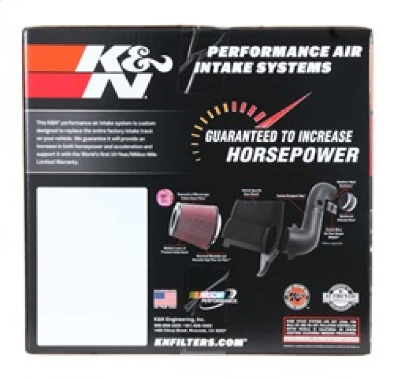 Kit d'admission d'air hautes performances K&N série 63 pour Chevy/GMC 14-15 Silverado/Sierra 1500 5,3 L/6,2 L V8