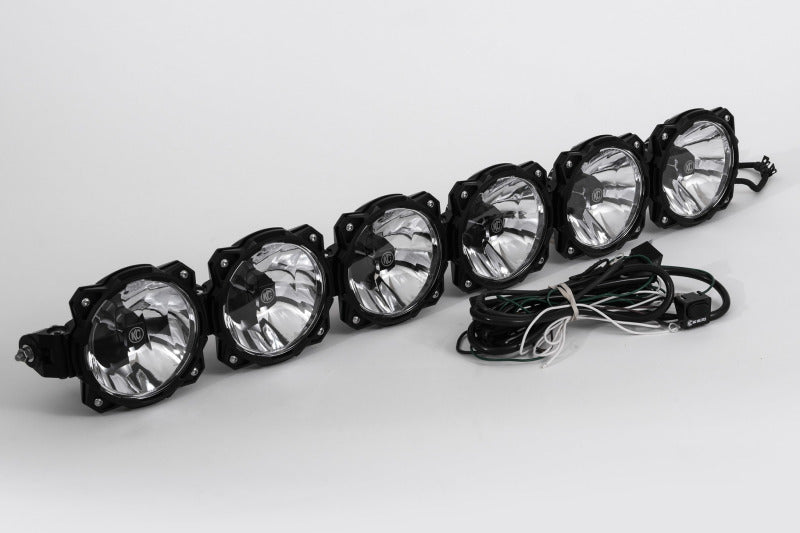 Barre lumineuse suspendue à DEL KC HiLiTES Yamaha YXZ1000R 39 po Pro6 Gravity à 6 lampes et faisceau combiné de 120 W