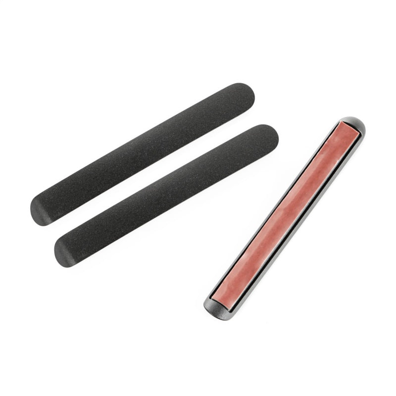 Inserts de poignée de porte Rugged Ridge noirs pour Jeep Wrangler 2 portes 07-18