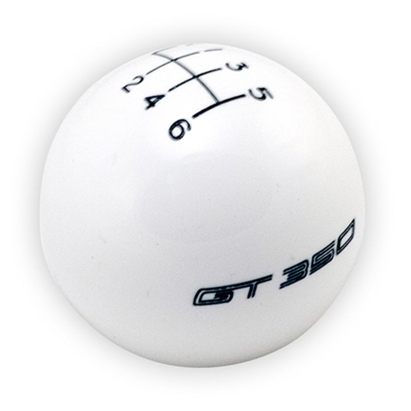 Pommeau de levier de vitesse Ford Performance GT350 6 vitesses – Blanc