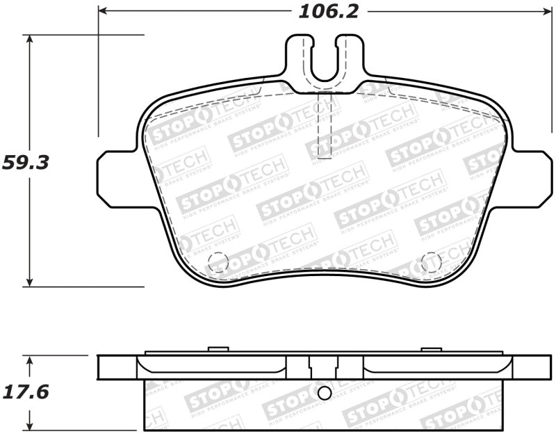 Plaquettes de frein StopTech Street - Avant