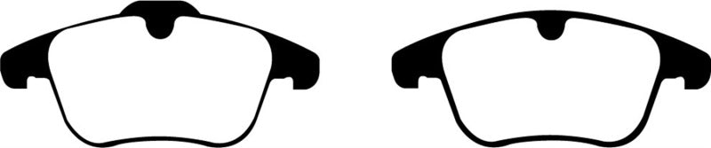 Plaquettes de frein avant EBC 07-12 Land Rover LR2 3.2 Yellowstuff