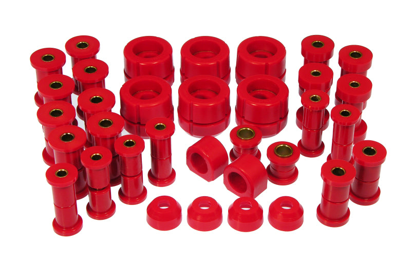 Kit complet Prothane 81-87 pour camion Chevy 4 roues motrices - Rouge