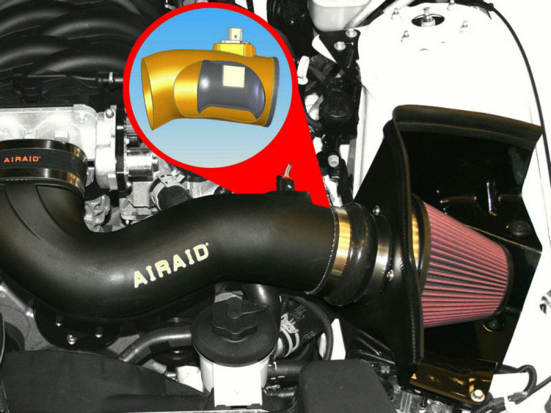 Système d'admission Airaid 05-09 Mustang GT 4,6 L MXP avec tube (sec / rouge)