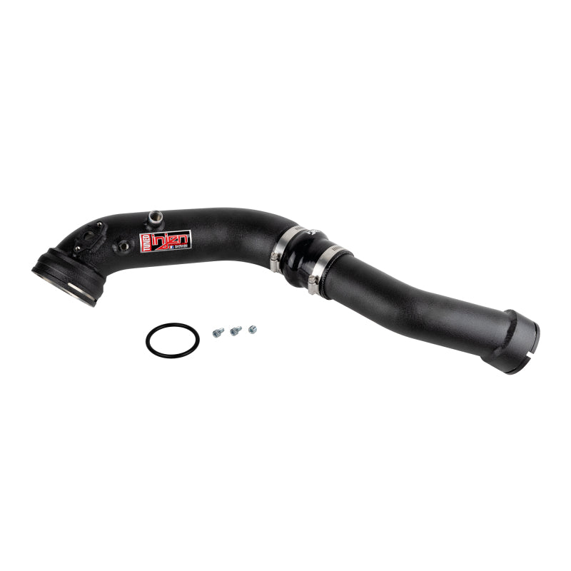 Tuyaux d'échangeur thermique SES noirs froissés pour BMW L6-3.0L/Turbo/Twin Turbo/L4-2.0L/L6-2.5L 16-20