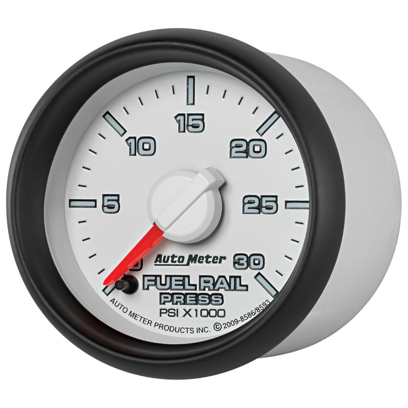 Manomètre de pression de rampe de carburant diesel Autometer Factory Match 52,4 mm 0-30 000 PSI SE, Cummins 6,7 L, Dodge