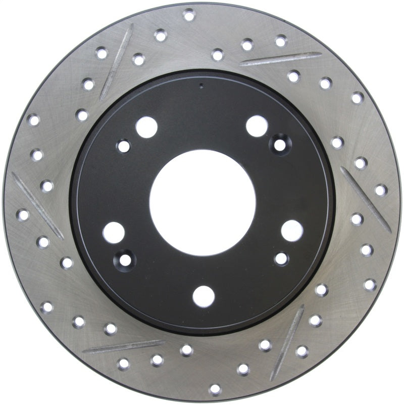 Rotor arrière droit fendu et percé StopTech 04-08 Acura TSX / 03-07 Honda Accord SportStop