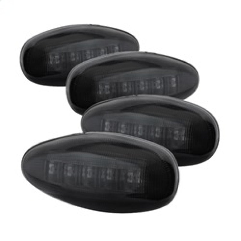 xTune Chevy Silverado 99-13 Dually 2 Red LED Amber LED Side Fender Lights Smoke ACC-LED-GMD99-SL-SM