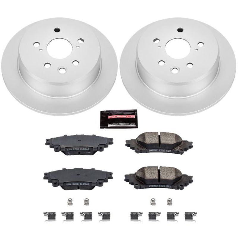 Kit de freins arrière Power Stop 14-15 Lexus IS250 Z17 Evolution Geomet avec revêtement