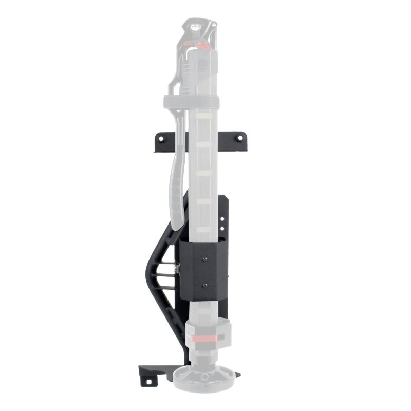 Support de cric de garde-boue avant Go Rhino 18-24 Jeep Wrangler JL/JLU/JT pour cric Xventure Gear EG - Tex. Blk