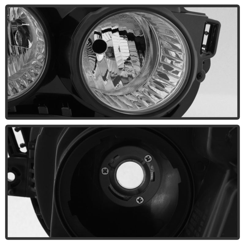 Phare halogène côté passager xTune 12-15 Chevy Sonic - Noir OEM droit (HD-JH-CSON12-BK-R)