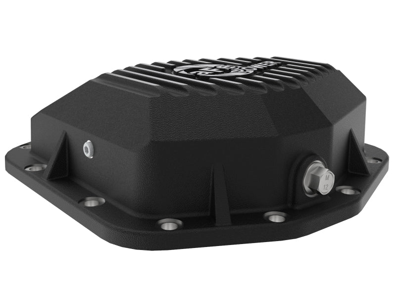 Cache différentiel arrière aFe Street Series noir avec ailettes usinées 20+ Jeep Gladiator JT (Dana M220)