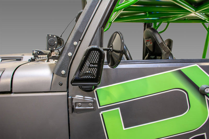 Rétroviseurs tubulaires DV8 Offroad 07-18 Jeep Wrangler JK