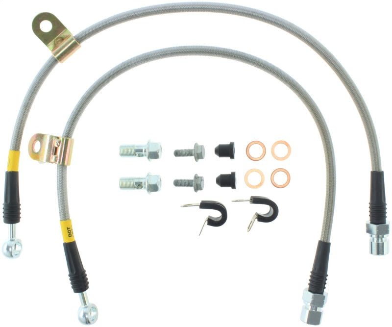 Conduites de frein avant en acier inoxydable StopTech 06-07 Chrysler 300C SRT-8
