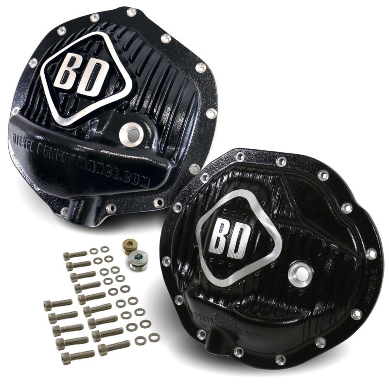 Pack de couvercles de différentiel diesel BD avant et arrière - 03-13 Dodge 2500 /03-12 3500