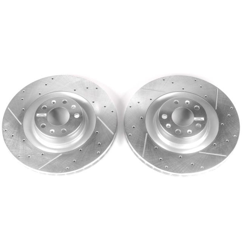 Disques de frein avant Power Stop 09-10 Audi A6 Quattro Evolution percés et rainurés - Paire